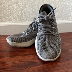 Gray Knit Sneakers